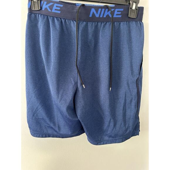 Nike mens Dri-FIT Veneer Training Shorts, Blue, M - Picture 5 of 8